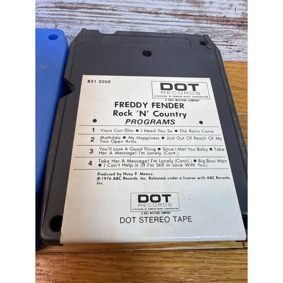 Set Of 3 Freddy Fender 8-Track Tapes: The Best Of Freddy If Youre Ever In Texas - Picture 9 of 9